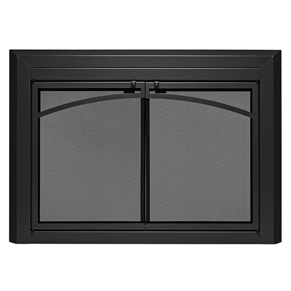 UniFlame "Gerri" Cabinet-style Fireplace Doors with Smoke Tempered Glass