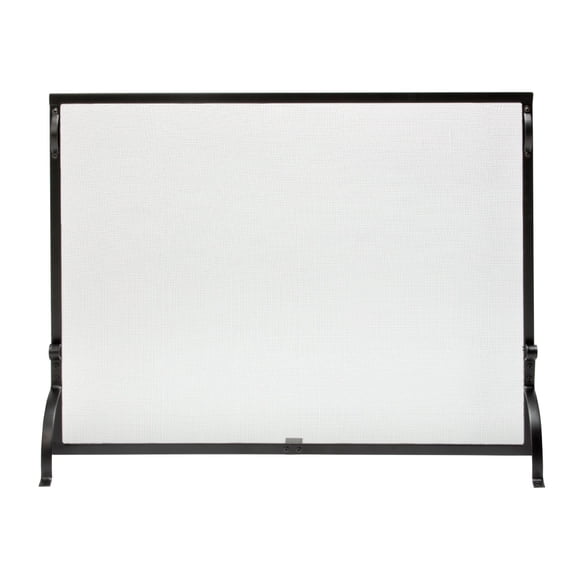 UniFlame, S-1028, Medium Wrought Iron Spark Guard Fireplace Screen