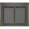 thumbnail image 1 of UniFlame Logan Medium Masonry Fireplaces Doors, Steel Frame with Smoke Tempered Glass, Oil Rubbed Bronze, Medium, 1 of 10