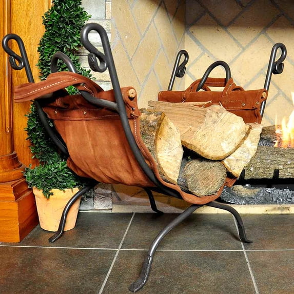 UniFlame Olde World Iron Log Holder