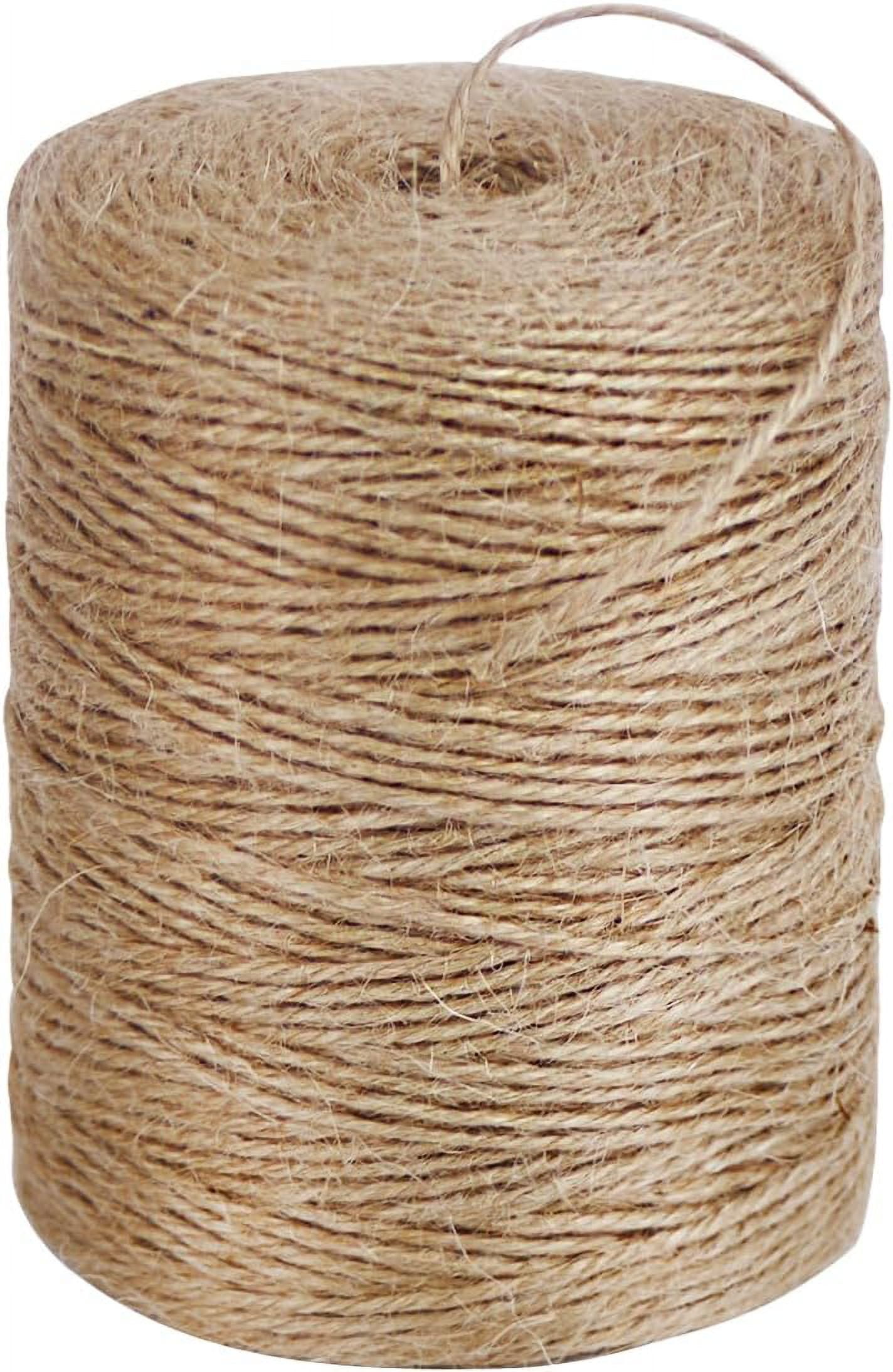 UniMall Natural Jute Twine 1800 Feet Long Twine String for Crafts Gift ...
