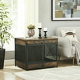 thumbnail image 1 of UniPaws  Slid Door Dog Crate -  Rustic, 1 of 7