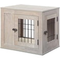 thumbnail image 1 of UniPaws UH5159 Small Pet Crate with Cushion -  Weathered Grey, 1 of 8
