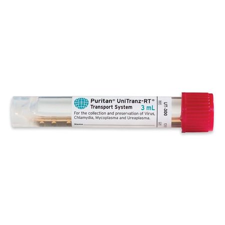UniTranz-RT 1074335-BX Transport Media Universal Medium Translucent with Red Cap Tube Format, Pack of 50