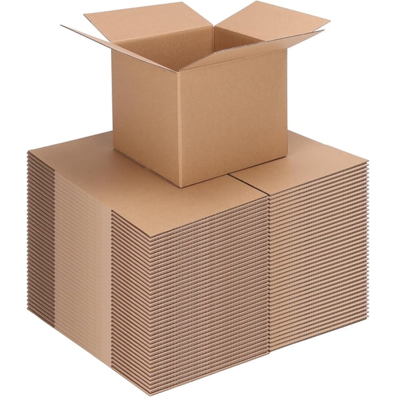 UniVerse 40 Packs 7x7x6 Shipping Boxes Corrugated Cardboard Boxes Shipping Box Bulk for Small Business Packing Boxes