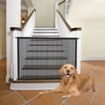 thumbnail image 1 of UniVerse Dog Gate for Stairs Pet Gates for The House: Dog Gate Indoor Dogs Screen Mesh Gate for Doorways Stairways 29 inches Tall, 34 inch Wide, Fits Openings 28'' to 31'' Wide, 1 of 8
