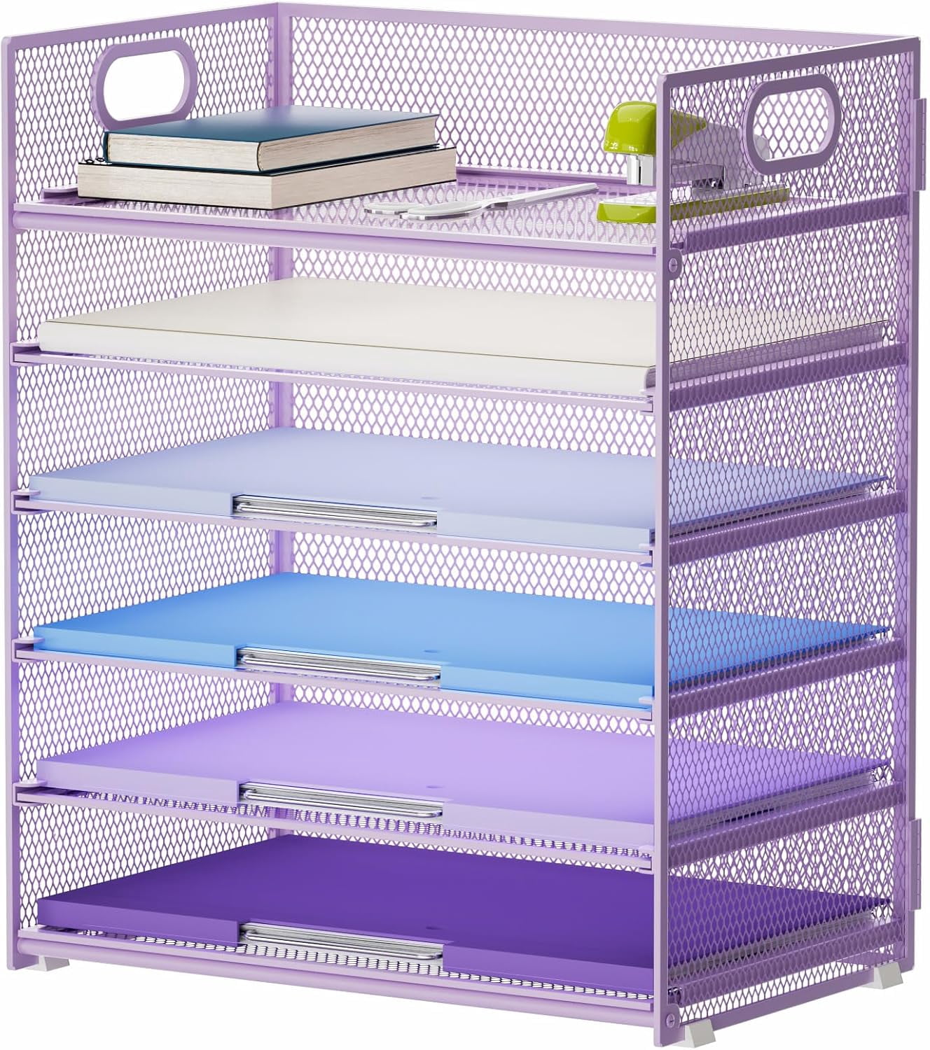 UniVerse Paper Organizer Letter Tray - Mesh Desk File Organizer with ...