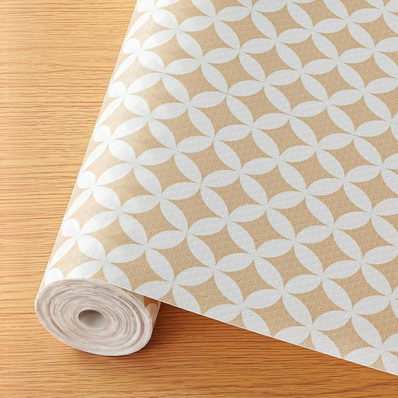 UniVerse Shelf Liner for Kitchen Cabinets – Non-Adhesive Waterproof EVA Liner for Drawers and Cabinets – Durable, Easy-to-Cut Shelf Paper with Modern Pattern