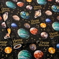 thumbnail image 1 of UniVerse Space Wrapping Paper Roll for Boys Girls Kids - Solar System Planets & Happy Birthday Galaxy Gift Wrap for Kid's Birthday Baby Shower Holiday Craft DIY Party - 17 in x 20 ft(Total 28.5sq.ft), 1 of 14