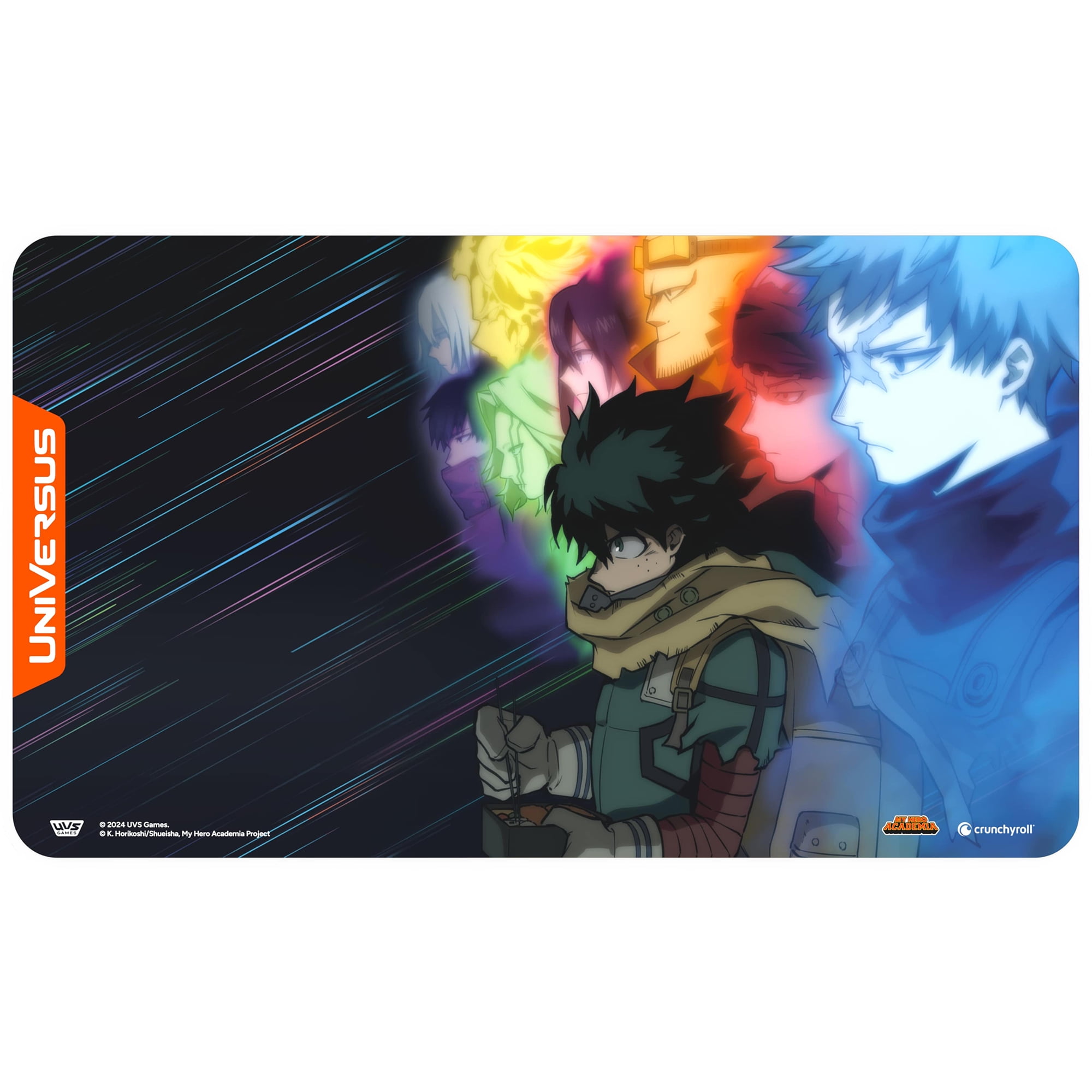 UniVersus: My Hero Academia: Dark Hero Arc Playmat- 24 x 14 Neoprene Mat, Tabletop Card Game Accessory, UVS Games, Officially Licensed UniVersus: My Hero Academia: Dark Hero Arc Playmat- 24 x 14 Neoprene Mat, Tabletop Card Game Accessory, UVS Games, Officially Licensed