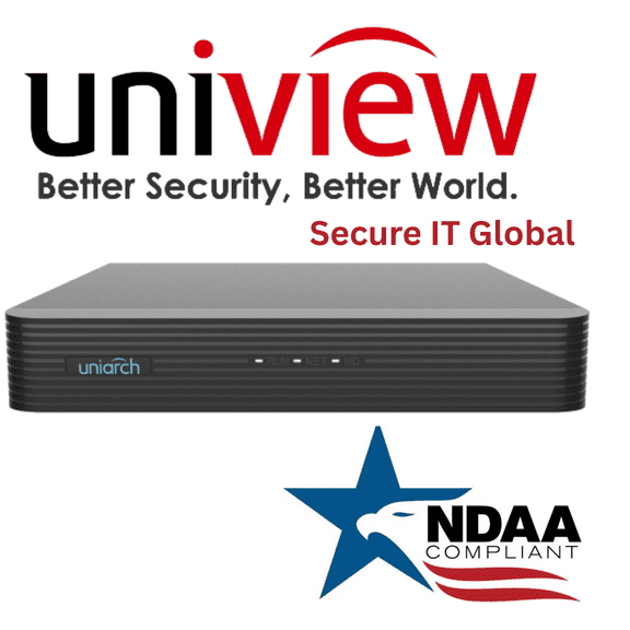 Uniarch by Uniview NDAA 8Channel PoE 4K Network Video Recorder with HDMI Output  From Secure IT Global