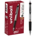 thumbnail image 1 of uniball 207 Impact Retractable Gel Pens, Bold Point (1.0mm), Red Ink, 12 Count, 1 of 6
