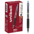 thumbnail image 1 of uniball 207 Needle Retractable Gel Pens, Medium Point (0.7mm), Blue Ink, 12 Count, 1 of 6