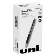 UNI-BALL Uniball 207 Retractable Gel Pens, Bold Point (1.0mm), Black Ink Gel Pens, 12 Count