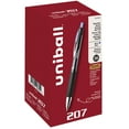 thumbnail image 1 of uniball 207 Retractable Gel Pens, Medium Point (0.7mm), Blue Ink, 12 Count, 1 of 6