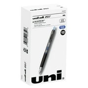 uniball 207 Retractable Gel Pens, Ultra Micro Point (0.38mm), Blue Ink, 12 Count