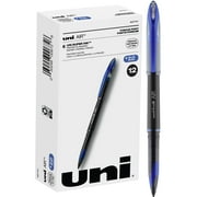 Uniball Air 12 Pack in Blue, 0.7mm Medium Rollerball Pens, Try Gel Pens, Colored Pens, Office Supplies, Colorful Pens, Blue Pens Ballpoint Pens, Fine Point, Smooth Writing Pens