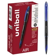 uniball Air Porous Point Pens, Fine Point (0.7mm), Blue Ink, 12 Count