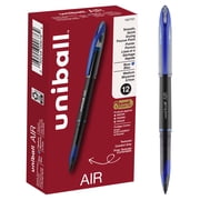 uniball Air Porous Point Pens, Fine Point, 0.7mm, Blue Ink, 12 Count