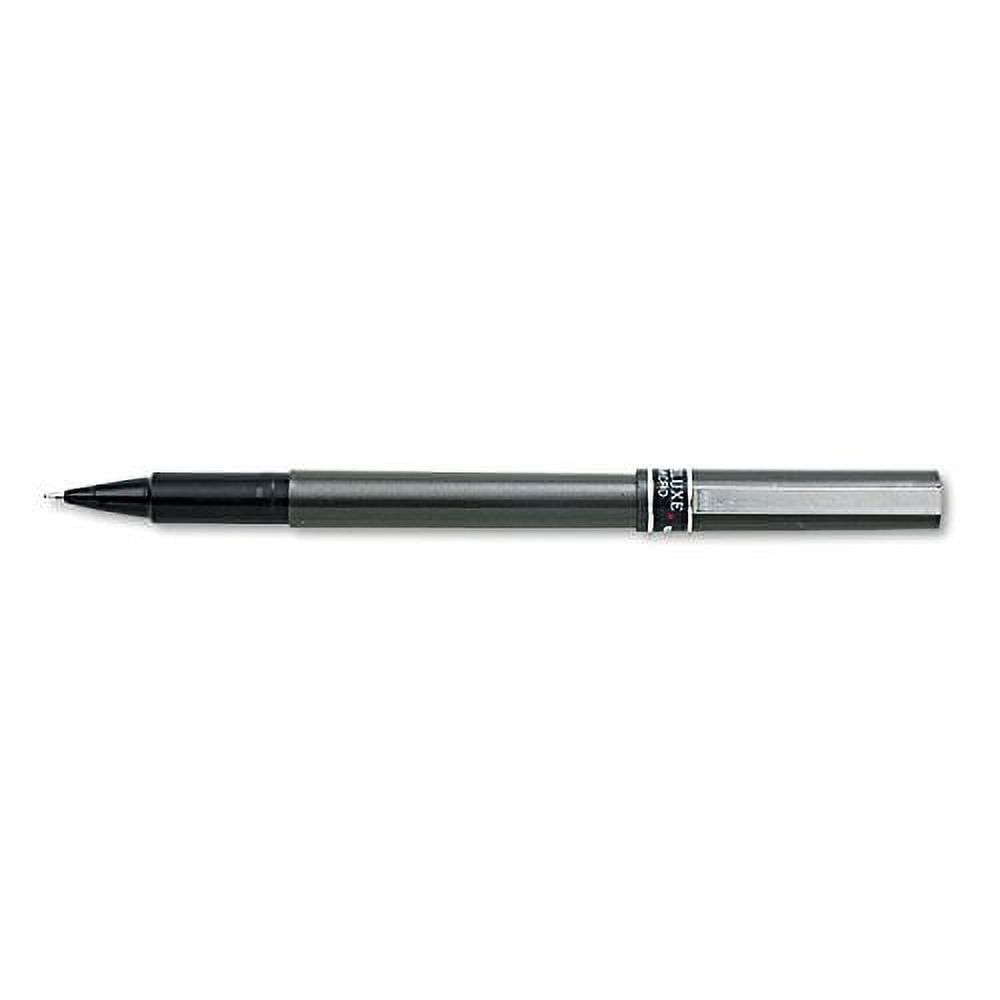Uniball - Deluxe Rollerball Pen, Waterproof/Pigmented, 0.5 mm, Black, (1-Pack of 12)