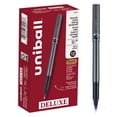 thumbnail image 1 of uniball Deluxe Rollerball Pens, Micro Point (0.5mm), Blue Ink, 12 Count, 1 of 6