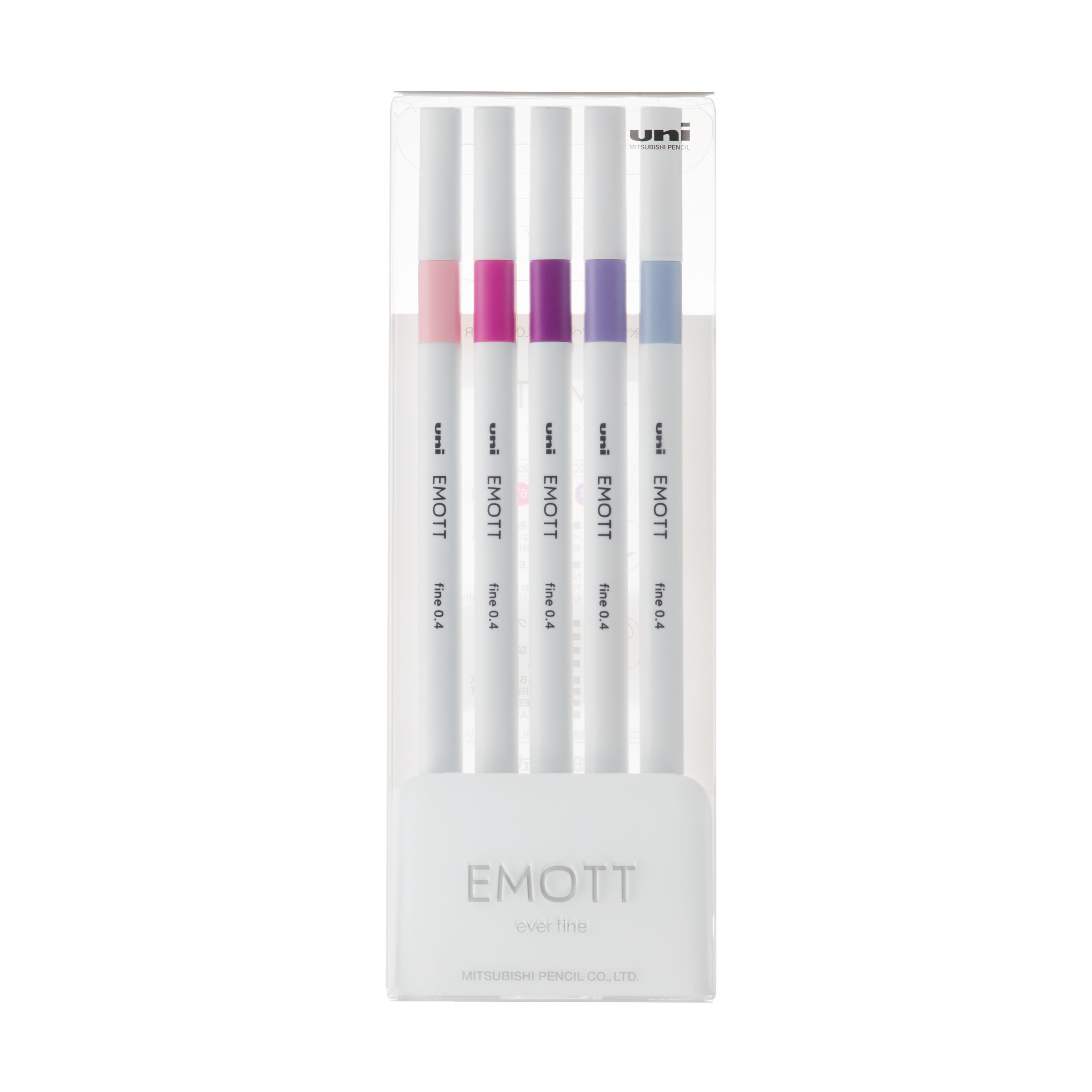 Uniball EMOTT Fine Line Marker Pens, Fine Point (0.4mm), Floral Colors, 5 Count - image 1 of 12