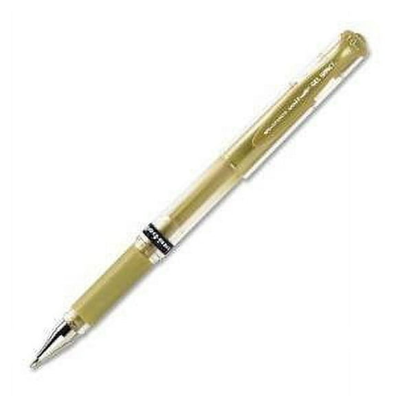 Uniball Gel Impact Pen, 1.0 mm, Metallic Gold, Sold as 3 Pack (60767)
