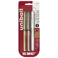 thumbnail image 1 of uniball Gel Impact Pen, Bold Point, 1.0 mm, Assorted Metallic Ink, 3 Count, 1 of 7