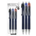 Uniball Jetstream RT 3 Pack, 0.7mm Black, Blue and Red Ballpoint Pens