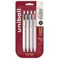 thumbnail image 1 of uniball One Retractable Gel Pens, Medium Point (0.7mm) Gel Pen Tips, Assorted Ink, 4 Count, 1 of 7