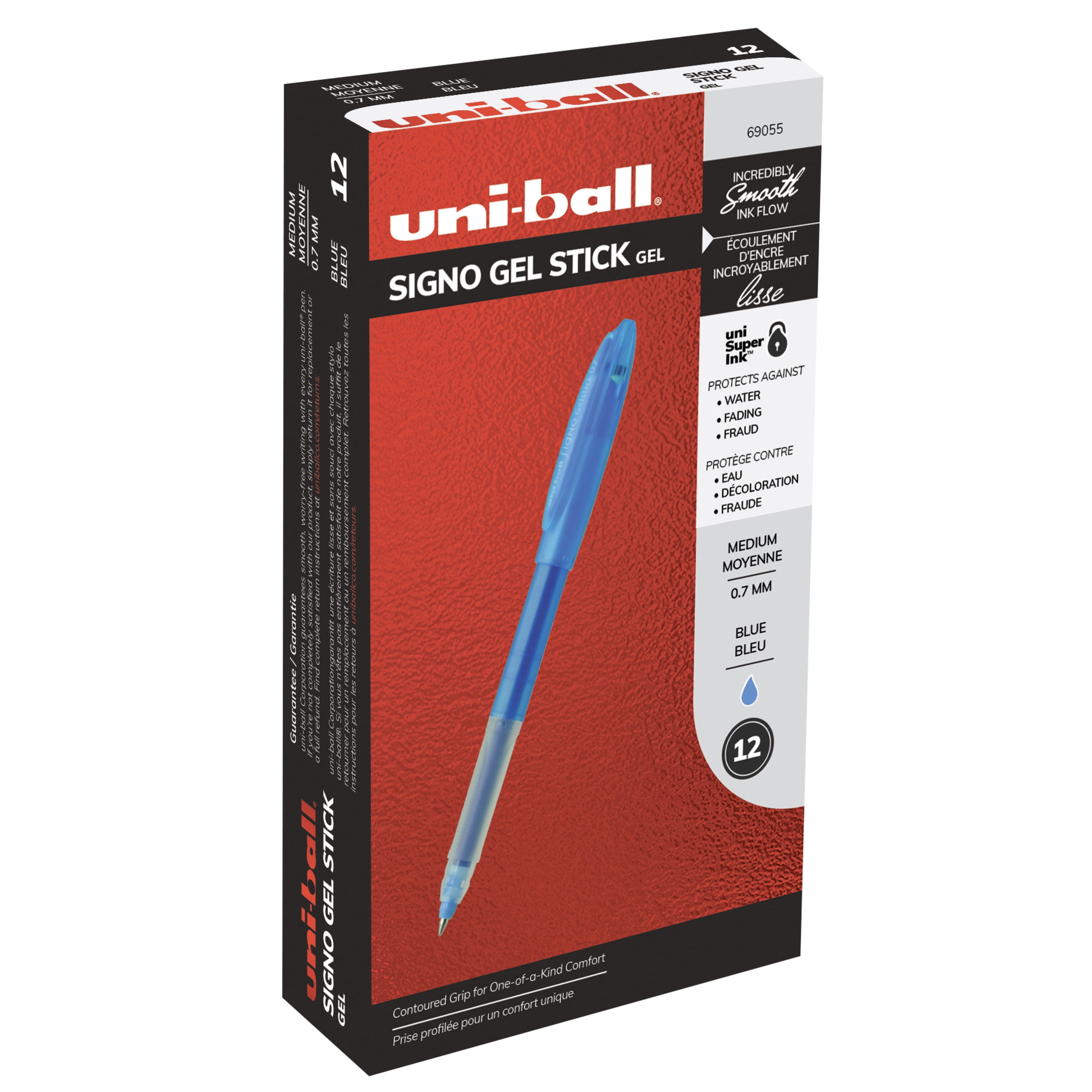 Uni Stylo à encre gel Uniball Signo Gel-Ink Standard 0.7 mm Vert