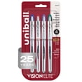 thumbnail image 1 of uniball Vision Elite Rollerball Pens, Bold Point, 0.8mm, Assorted Ink Colors, 4 Count, 1 of 8