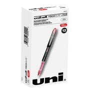 Uniball Vision Elite Rollerball Pens, Micro Point (0.5mm), Red Ink, 12 Count