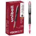 thumbnail image 1 of Uniball Vision Elite Rollerball Pens, Micro Point (0.5mm), Red Ink, 12 Count, 1 of 13