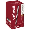thumbnail image 1 of uniball Vision Rollerball Pens, Fine Point (0.7mm), Black Ink, 36 Count, 1 of 6