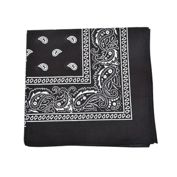 Unibasic Extra Large Polyester Paisley Bandanas 27 x 27 In - 6 Pack - Party and