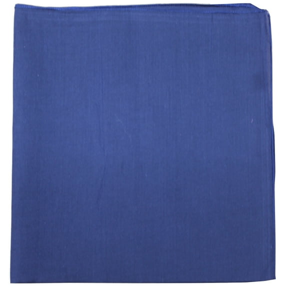 Unibasic Solid colors Polyester Bandana, head wrap, handkerchief (Navy Blue) - 26