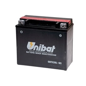 Unibat Maintenance-Free Battery with Acid CBTX20L-BS for Can-Am Outlander 500 EFI XT 2009-2015