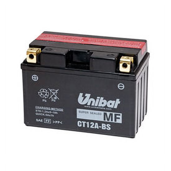 Unibat Maintenance-Free Battery with Acid CT12A-BS for Suzuki Hayabusa GSX1300R 1999-2007