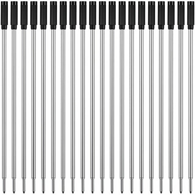 Unibene Cross Compatible Ballpoint .. Pen Refills 20 Pack, .. 1.0mm