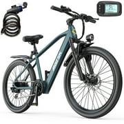 Unibike Electric Bike for Adults 26'',400W Mountain E Bike, 36V 10AH UL2849, Blue