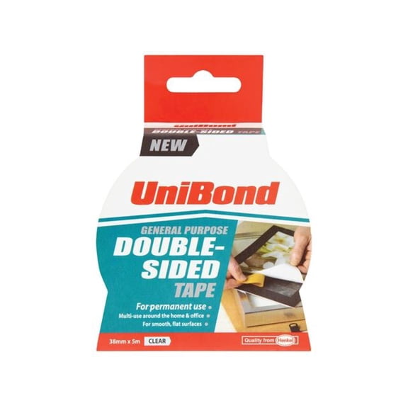 Unibond - Double-Sided Tape 38mm x 5m