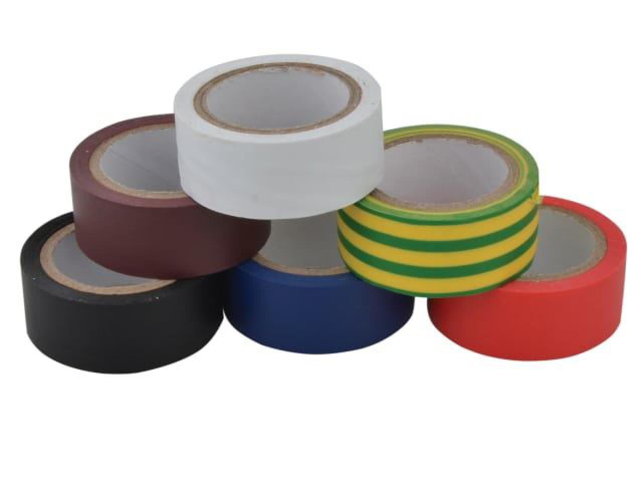 Unibond - Electrical Tape (6 Colour Pack) 19mm x 3.5m