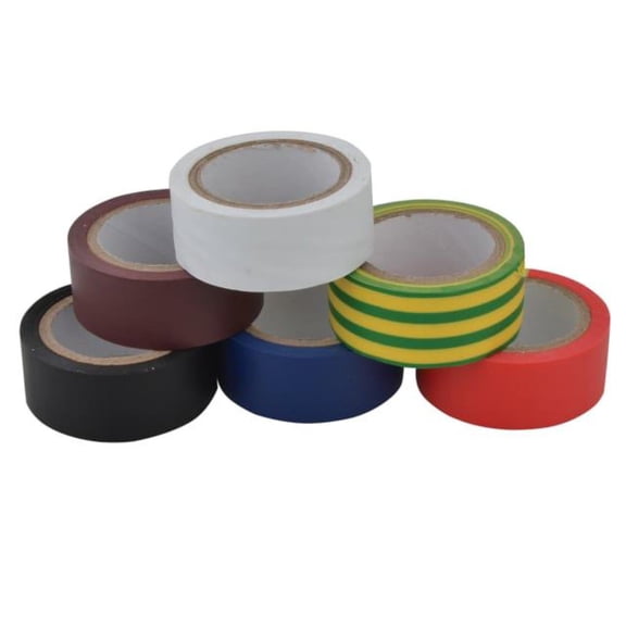 Unibond - Electrical Tape (6 Colour Pack) 19mm x 3.5m