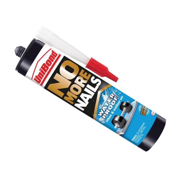 Unibond - No More Nails Waterproof Interior / Exterior - Solvent-Free 300ml
