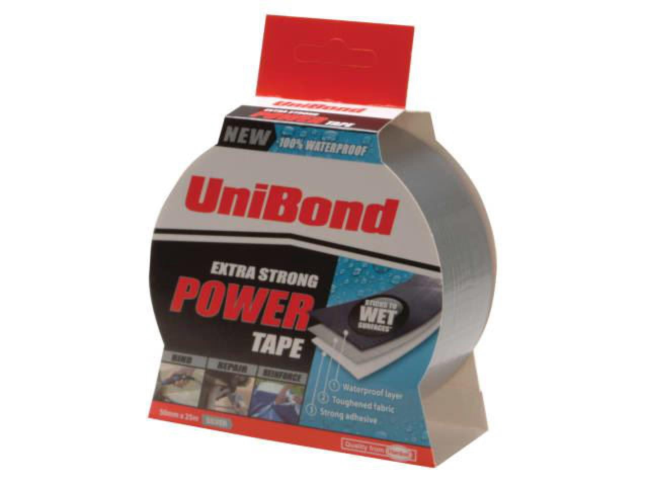 Unibond - Powertape 50mm x 25m Silver