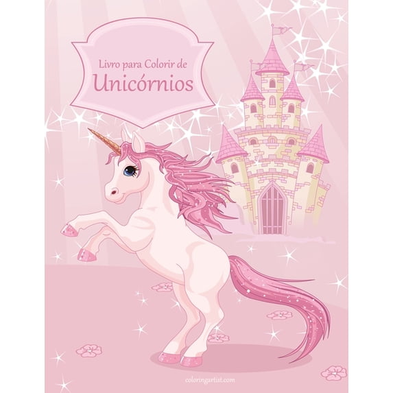 Unicórnios Livro para Colorir de Unicórnios, Book 1, (Paperback)