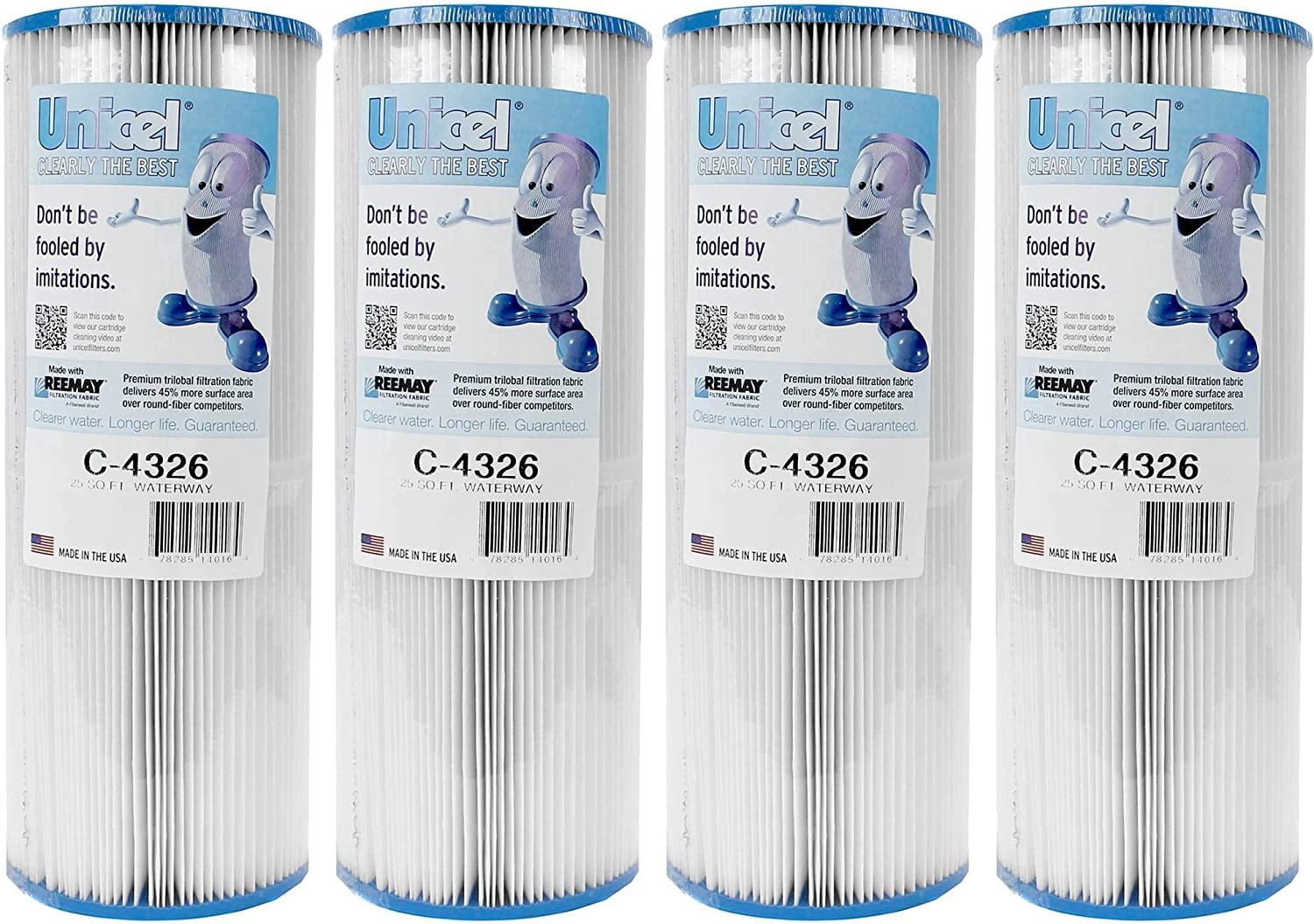 Unicel C-4326 25 Square Foot Media Replacement Pool Hot Tub Spa Filter ...