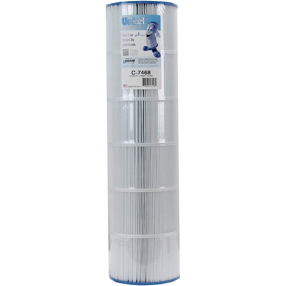 Unicel C-7468 115 Square Foot Media Replacement Pool Filter Cartridge with 175 Pleats, Compatible with Jandy