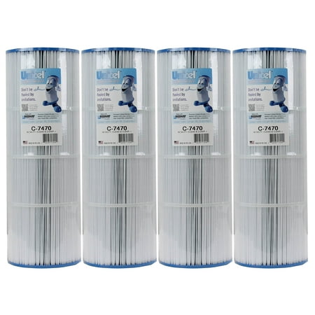 Unicel - C-7470 Replacement Swimming Pool Replacement Filter Cartridge (4 Pack)